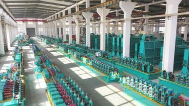 24 Head Tube Mill Line , Stainless Steel Square Pipe Polishing Machine